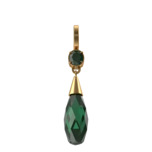 Green Crystal Earring